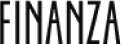 Logotipo de finanza, en tipografía color negro.